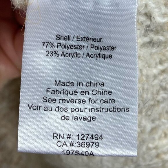 Heartloom Cecily Striped Chunky Knit Sweater Size XS Purple‎ Fuzzy Grandpa Boho - Picture 7 of 9